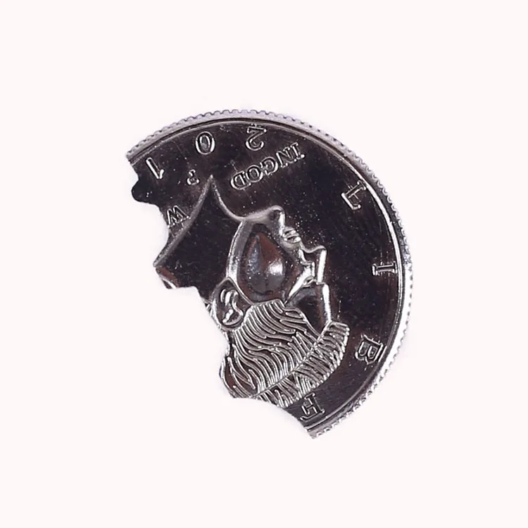 Высококачественная уличная волшебная игрушка монета в полдоллара магический укус складная трюк реквизит