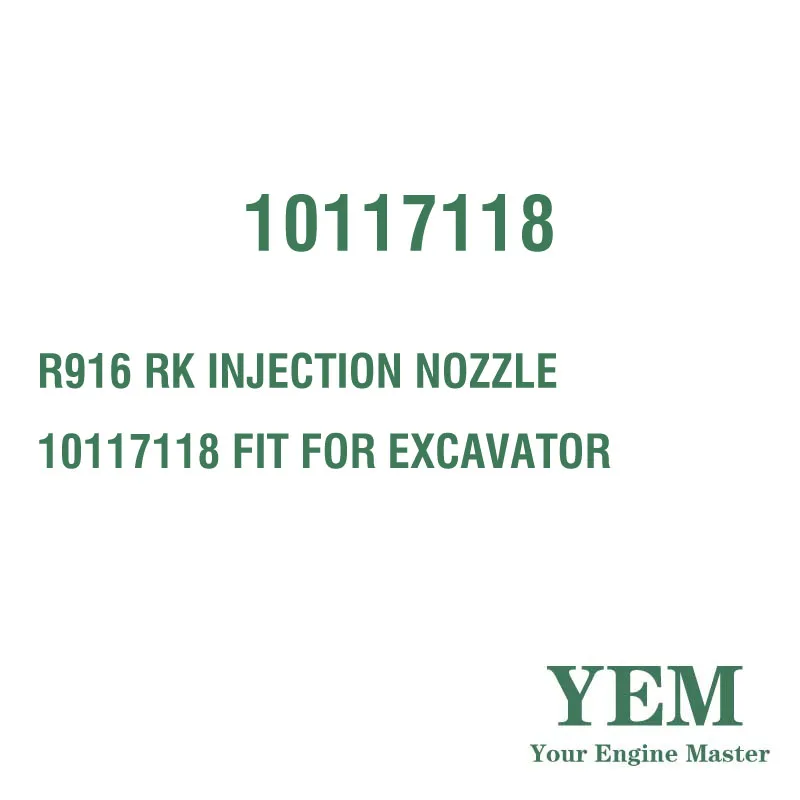 R916 RK INJECTION NOZZLE 10117118 FIT for LIEBHERR EXCAVATOR ENGINE PARTS