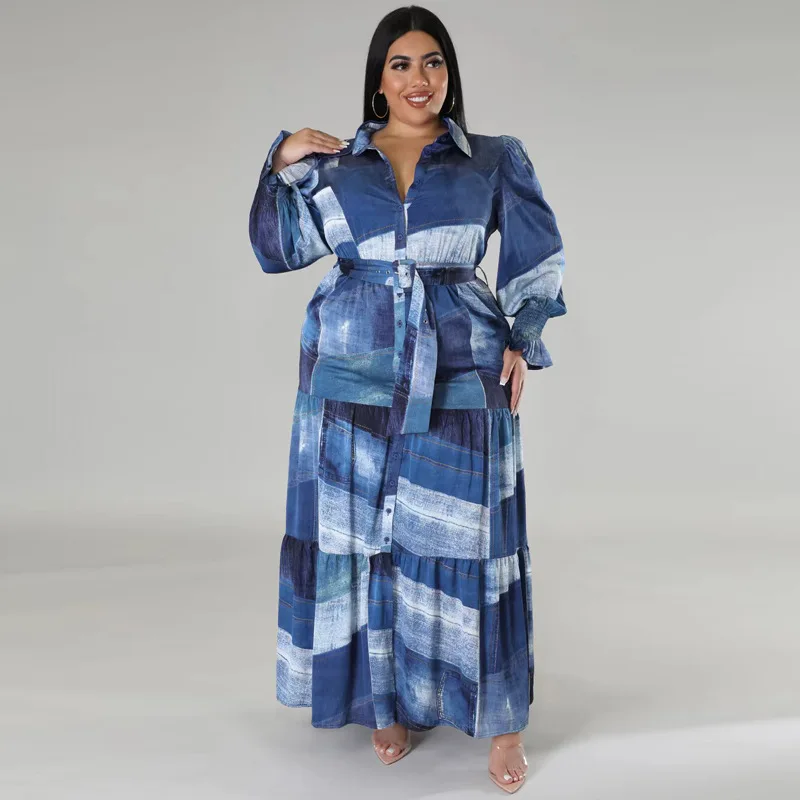 Y218285 High Quality Plus Size Long Dresses Women Casual Long Sleeve Turn-down Colar Printed Maxi Dress Ladies Shirt Dress| Alibaba.com Y218285 High Quality Plus Size Long Dresses Women Casual Long Sleeve Turn-down Colar Printed Maxi Dress Ladies Shirt Dress| Alibaba.com
