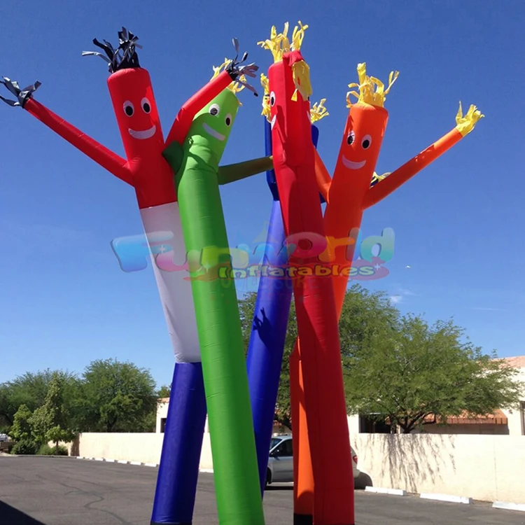 Advertising Inflatables Cartoon Characters Figures Dancer Inflatable Wave Man Sky air Dancer