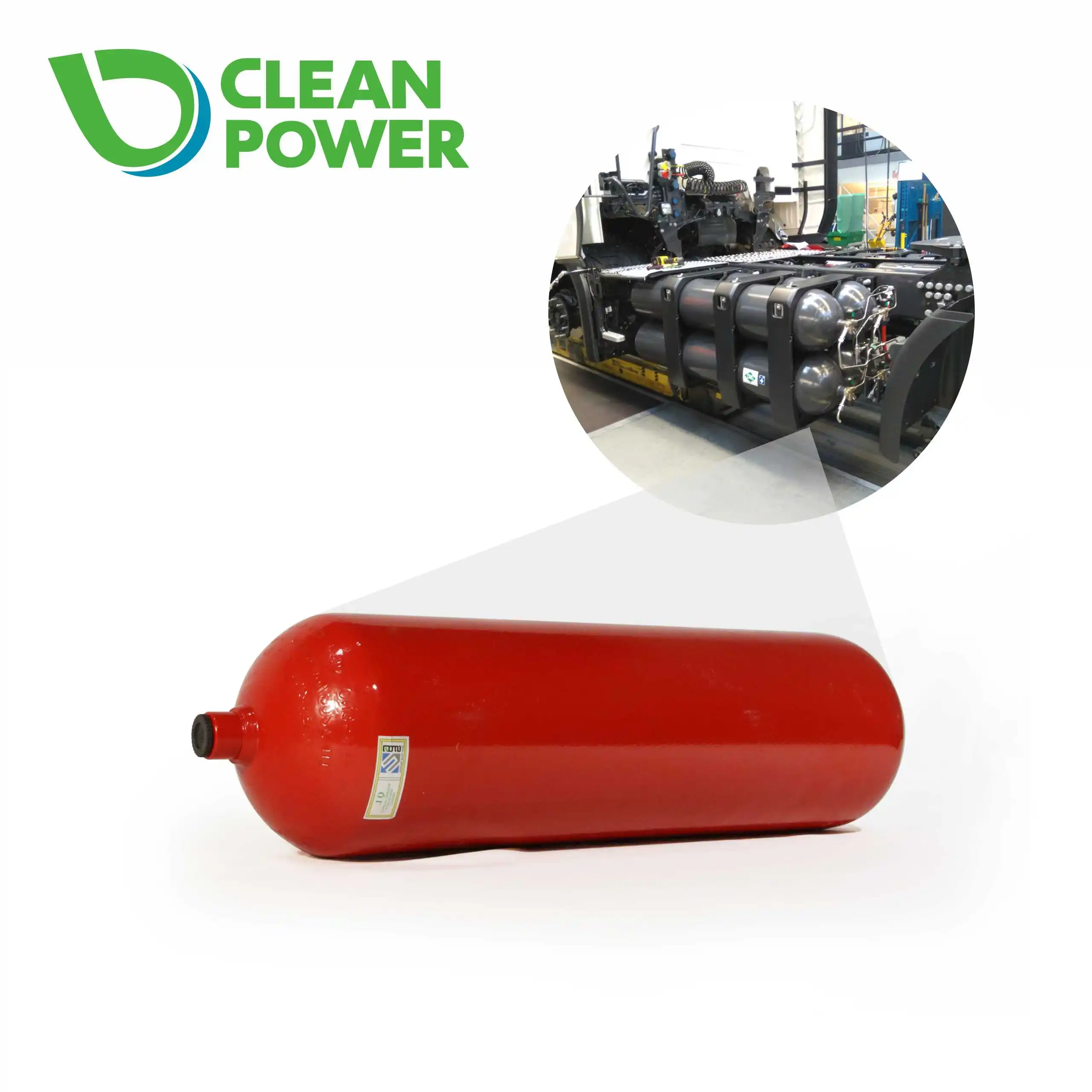 High Pressure CNG Type 180L Seamless Steel CNG Gas Cylinder Used for CNG Vehicles