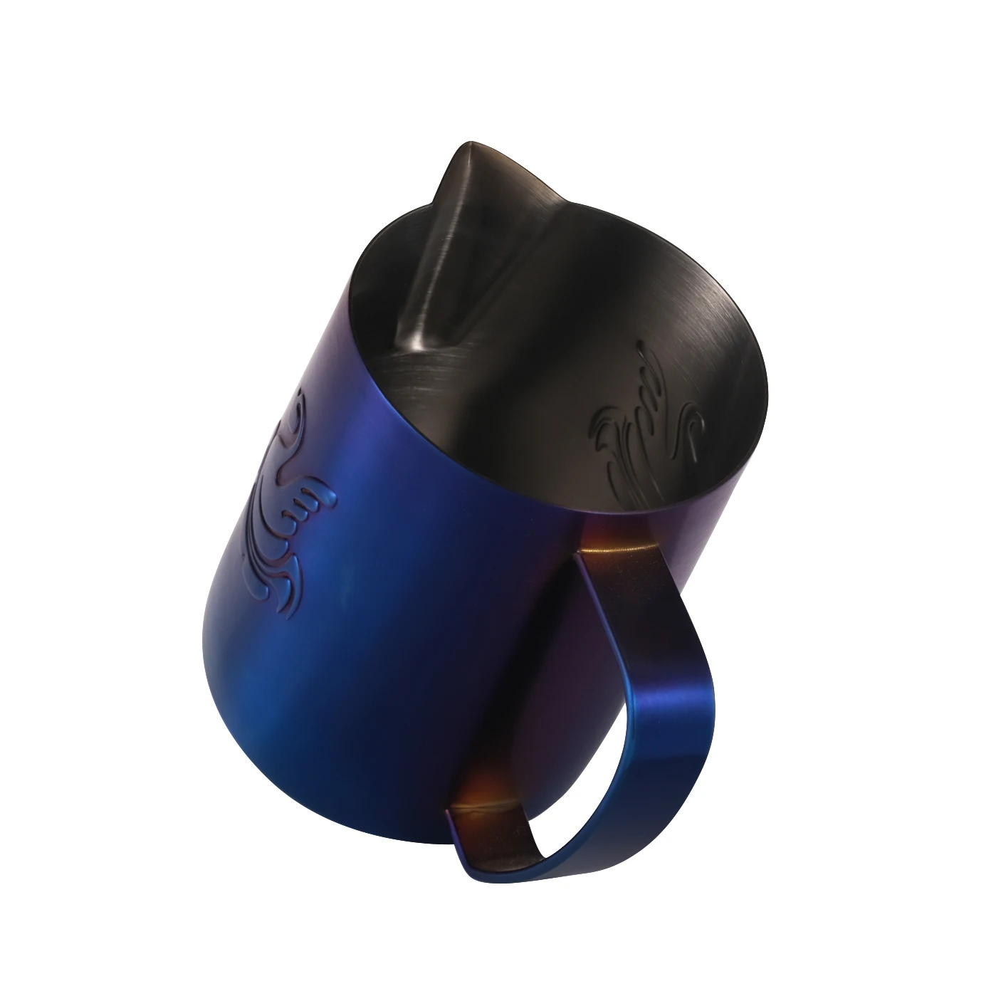 600ml Custom Espresso Latte Art Garland Frother Barista Stainless Steel Coffee Frothing Pitcher Milk Jug Frothing Pitcher Jug
