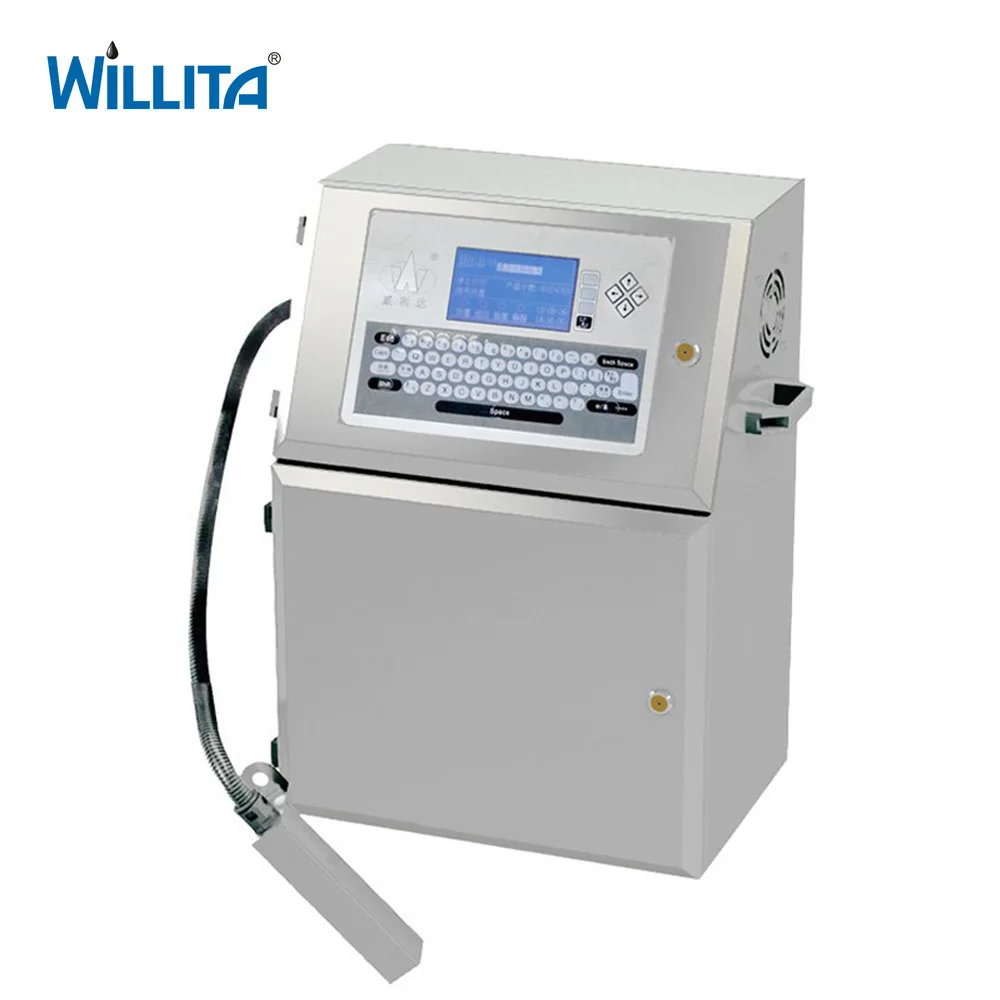 Willita Expiry Date Lot Number Series Number Cij Printing Machine for Cans Bottles Bags