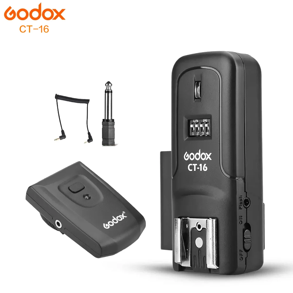Godox CT-16 Flash Trigger Wireless Control for Canon, Nikon, Pentax