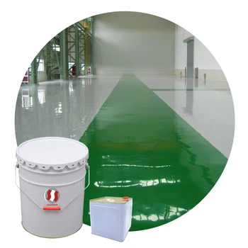 Epoxy resin wholesale factory price ware resistance resin floor epoxi paint for Waterborne epoxy floor coating