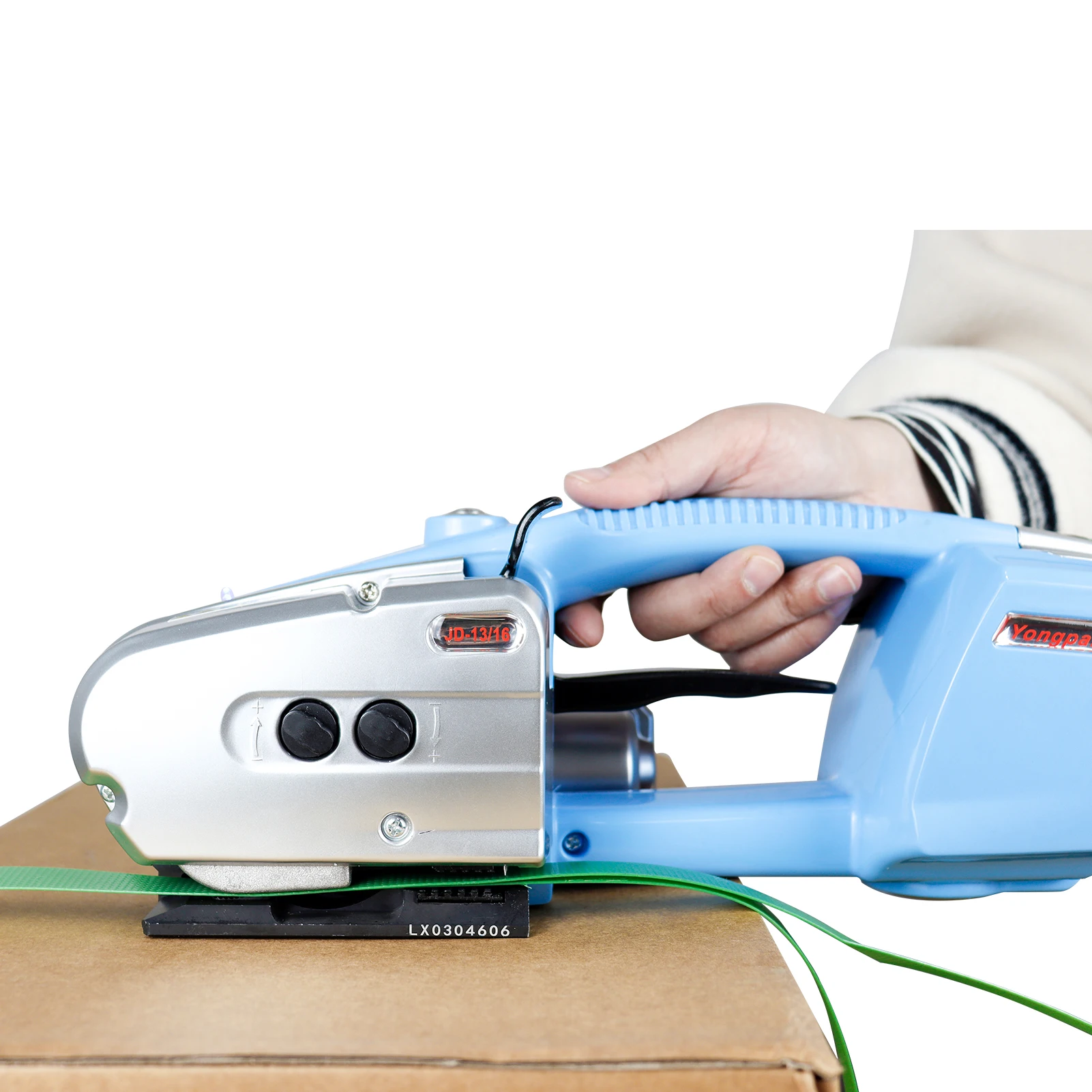 最优惠价格半自动电动打包机塑料Pet Pp捆扎工具手持式包装机