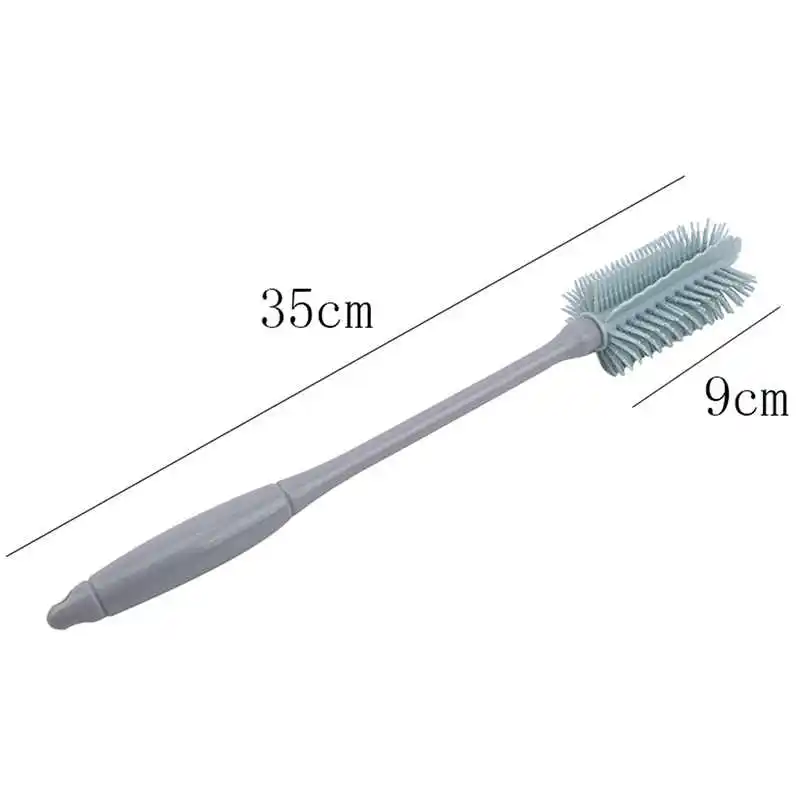Buy Wholesale China Portable Vacuum Cup Silicone Bottle Cleaning Brush Long  Handle Tpr Silicone Glass Cleaning Brush & Cleaning Brush Long Handle at  USD 0.55