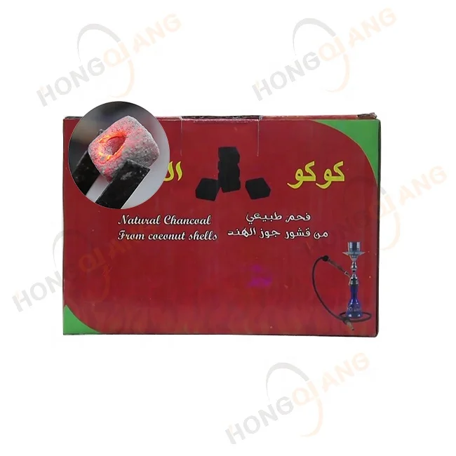 HQSH4205 HongQiang OEM кальян натуральный бамбук черный цена режущие брикеты опилки уголь