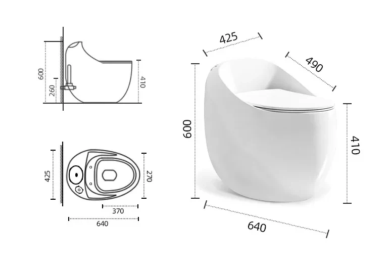 Sanitarios lnodoros bathroom round colored floor mounted wc water closet ceramic egg shaped marble one piece toilet supplier