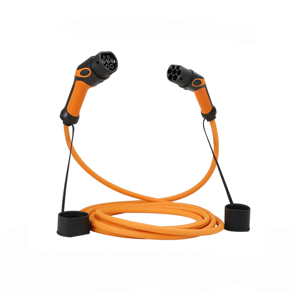 22kw Tuv Ev Charging Cable Type 2 To Type 2 Plug For Tesla 32a Single