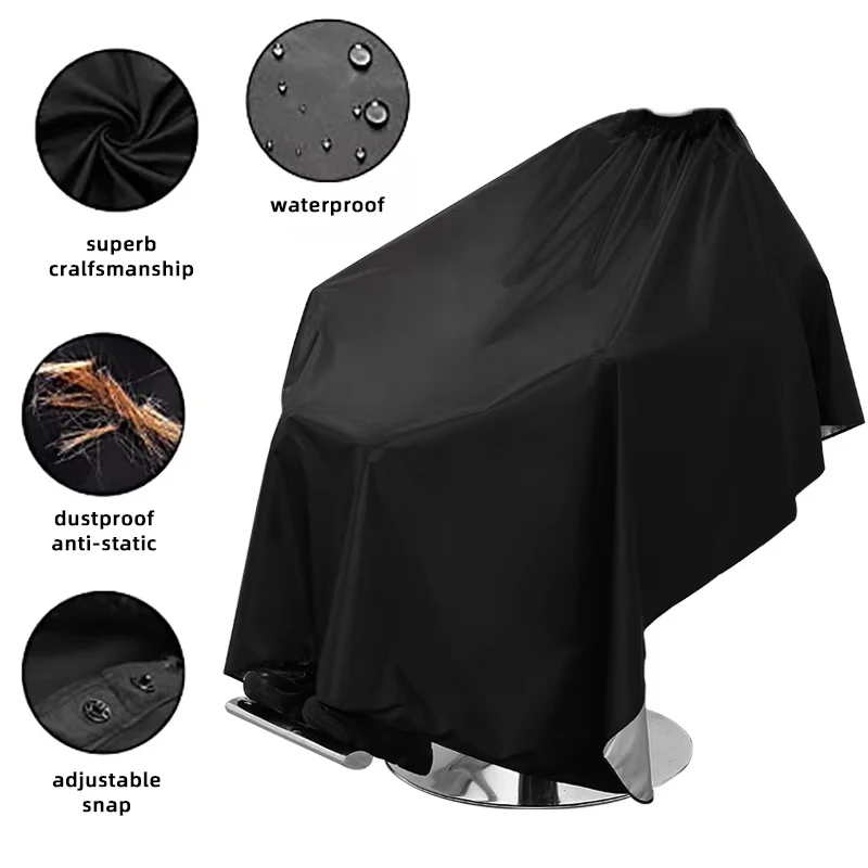 High End Quality Personalised Designer Custom logo Salon Barber Cape Apron Gown Wholesale Waterproof Hairdressing Cape with logo