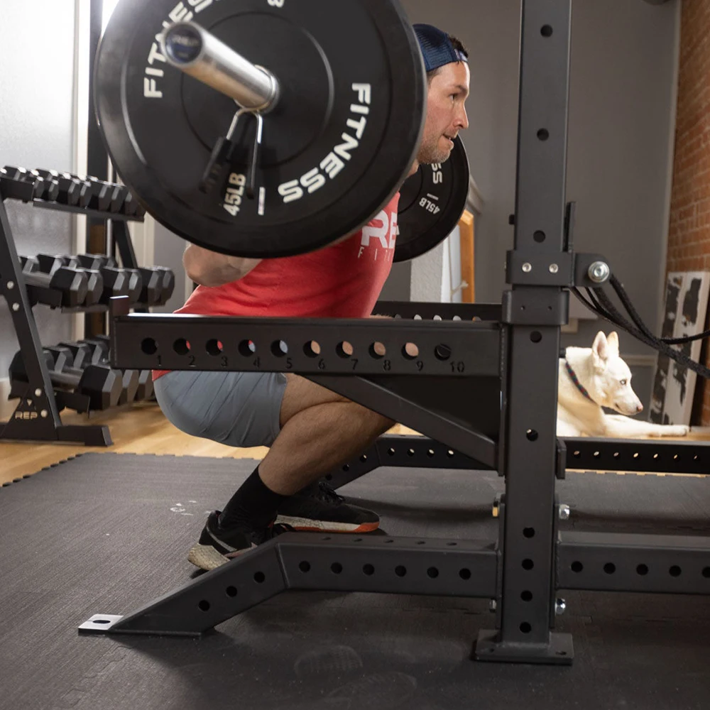 Rouser Fitness Spotter Arms Safely Lift Heavy Gym Equipment Accessories Spotter Arms for Power Rack Smith Machines