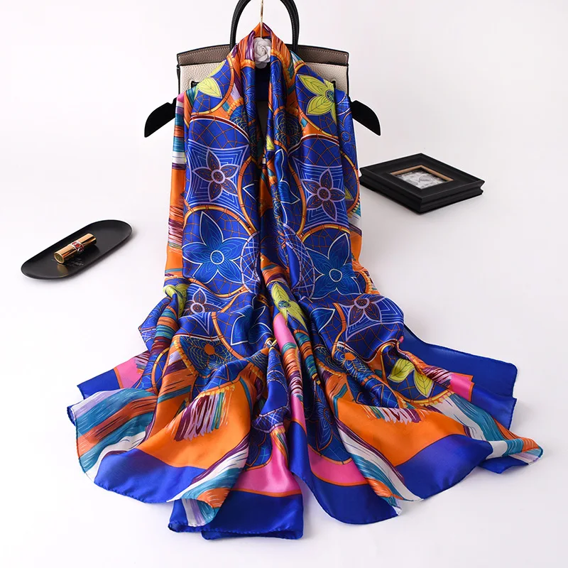 Wholesale 2022 Best Selling Jingpin Silk Scarves Top Sales Elegant 