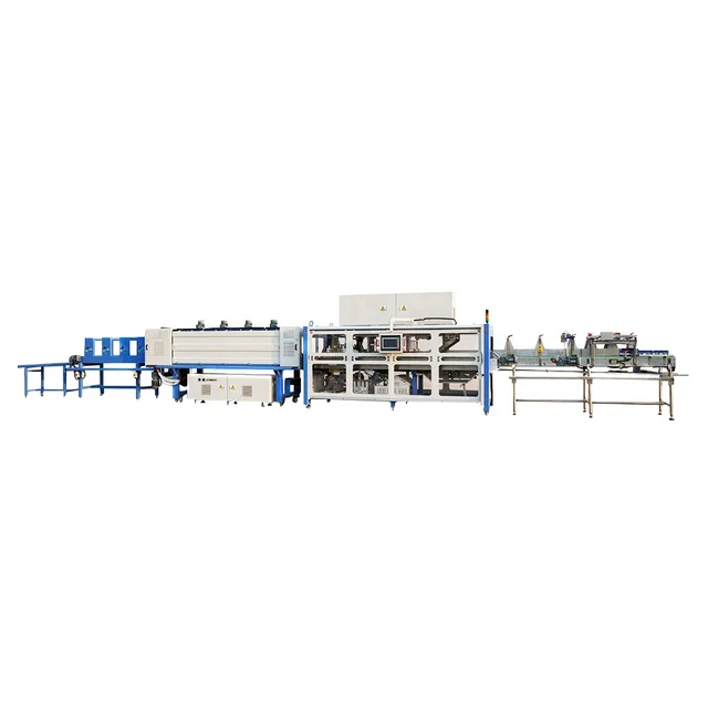 Hot Sale One-piece Cardboard Packaging Machine Automatic Film Box Heat L Bar Shrink Wrapping Food Made Paper Glass Wood Incl