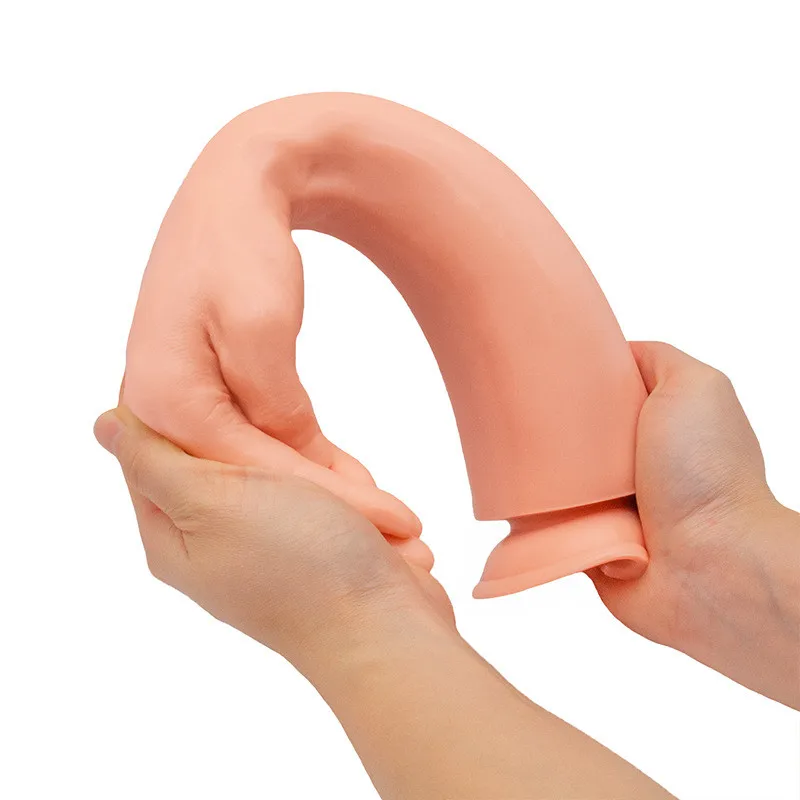 Silicone and Metal Hand Dildo Butt Plug Juguetes Sexuales Fistin Ass Massager  Arm Huge Dildo Fisting Anal Sex Toy for Women