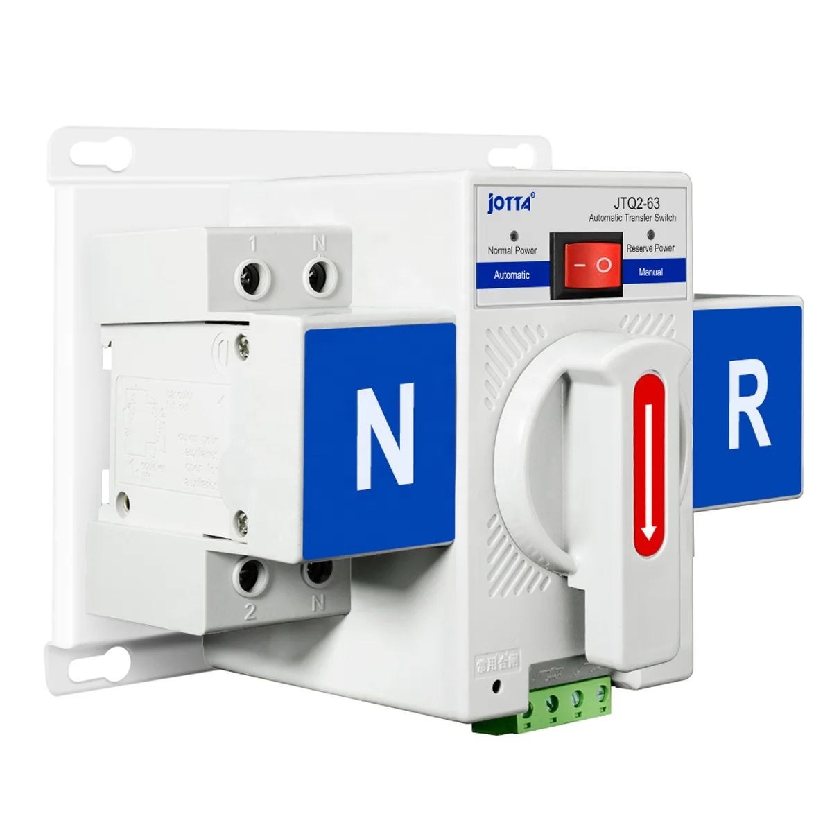 CNC YCQ1B-63 Dual Power Automatic Transfer Switch MCB AC230V 2P 63A