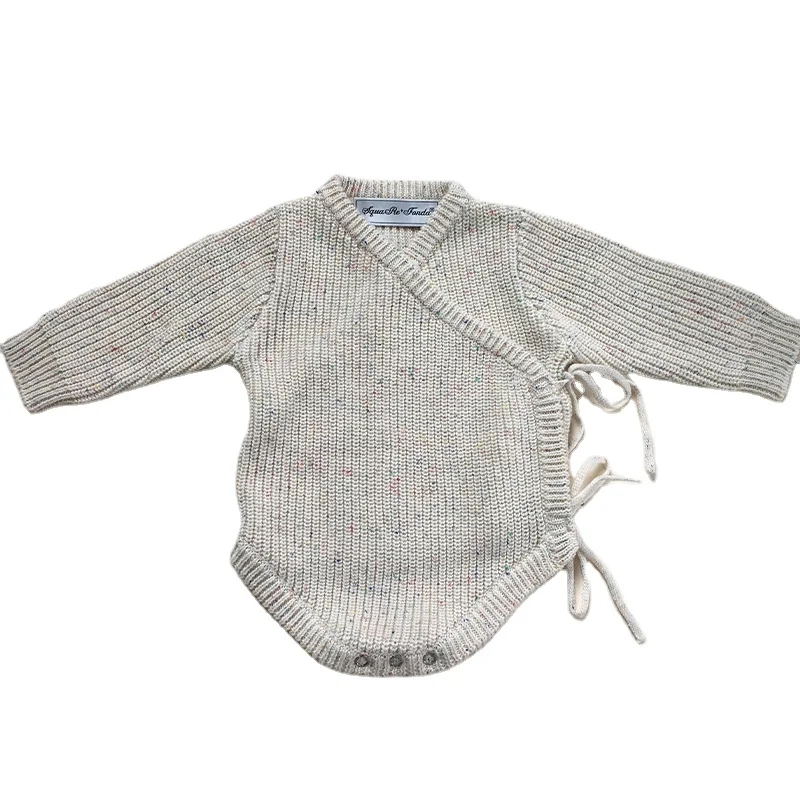 Factory OEM Spring Summer Cute Newborn Baby Knitted Romper Bodysuit Outfits Suitable.