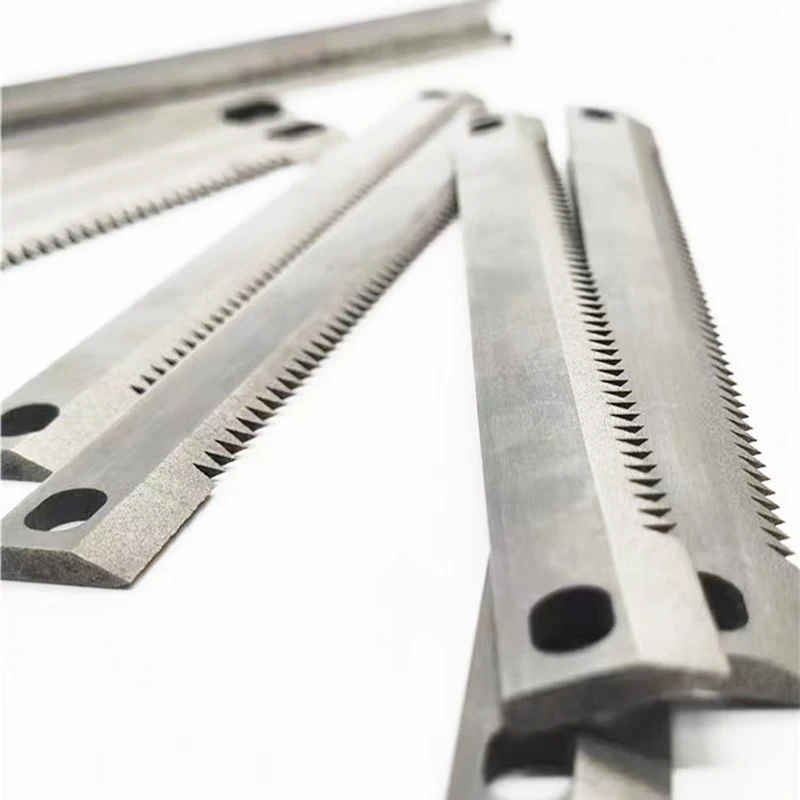 Zigzag and Counter Knives Packaging Machine Cutting Blade Serrated Sealing Blade