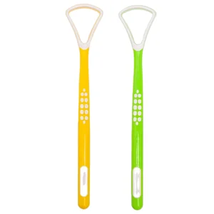 Daily Care High Quality Tongue Brush Colorful Silicone Tongue Cleaner Scraper for Wholesale