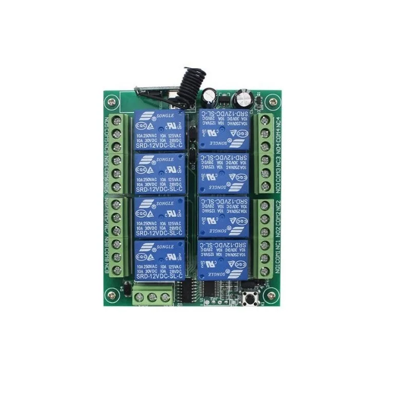 Long Distance DC12V 433MHz RF Wireless Remote Controller - China