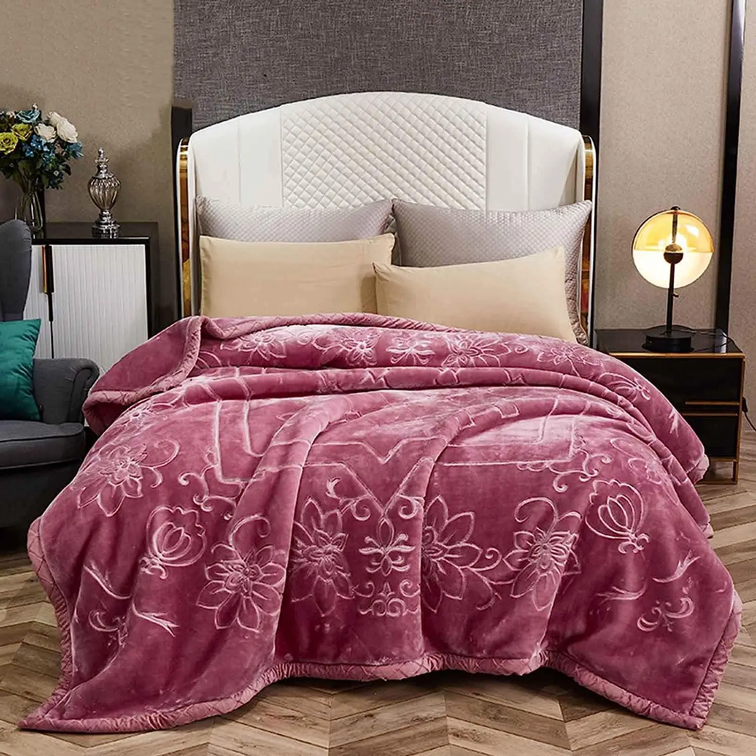 【新品未使用】MINK BLANKET ダブルサイズ 180×230cm Korean Mink Blanket Animal Printed - 4kg