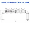 U Tower 8WAY 140mm