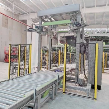 High Speed Fully Automatic Pallet Hood PE Film Stretch Hooder Machine