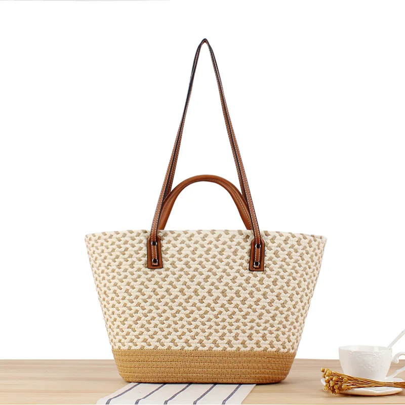 2024 Women's Custom Tote Crossbody Large Capacity Basket Bag