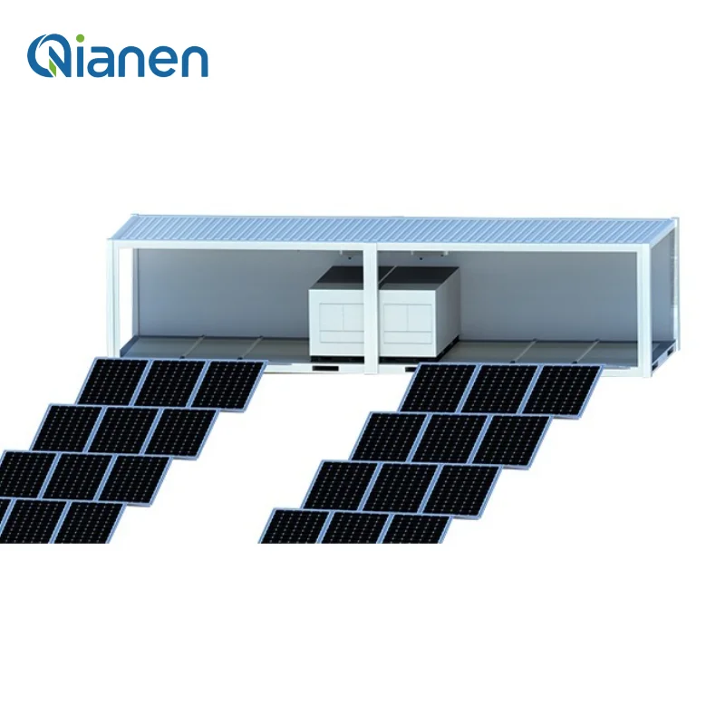QIANEN 150 kW komerční mobilní solární generátor výkonný fotovoltaický systém kontejner na ukládání solární energie s řadičem MPPT