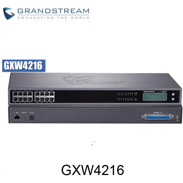 Grandstream Rj11 Grandstream's GXW4216 RJ11 viop gateway with 16 FXS High-Density ...