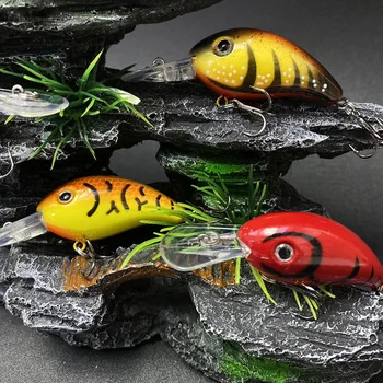 Long Casting Stainless Steel Live Bait Rock Fathead 43MM/5G Printed Freshwater Bass Crappie Catfish Sea Fishing Lure – Lure – view 5