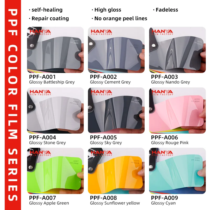 TPH PPF Paint Protective Color Changing Film Self Healing PPF Film