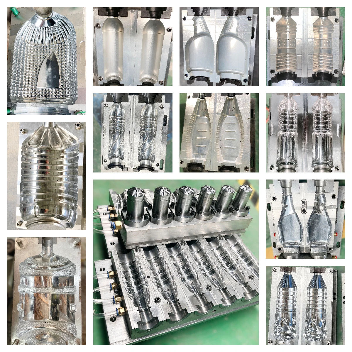 Customized By Factory Stretch Plastic PET Blowing Bottles Blow Mold Manufacturer supplier