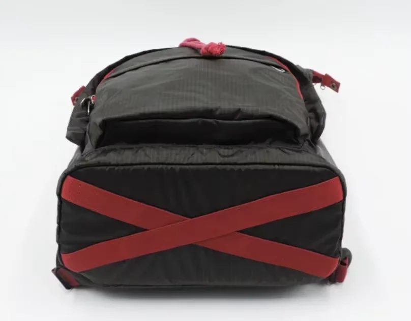 Roll-Top Waterproof Backpack with New Design for Travel and Cycling Polyester Lining Zipper Closure 20-37L Capacity