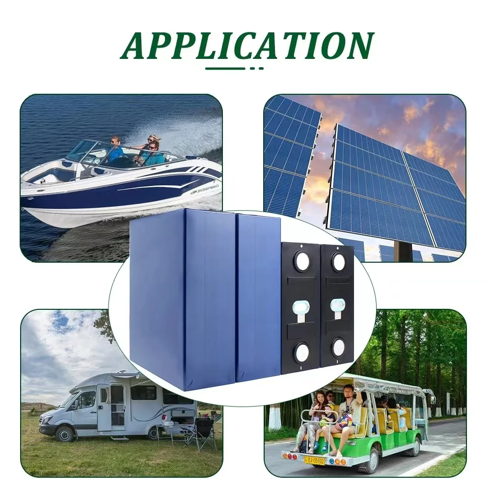 Poland EU Stock Grade A 3.2V 280Ah Lifepo4 Battery 12V Lithium Ion Cell for Home Appliances Boats Golf Carts Electric Bicycles