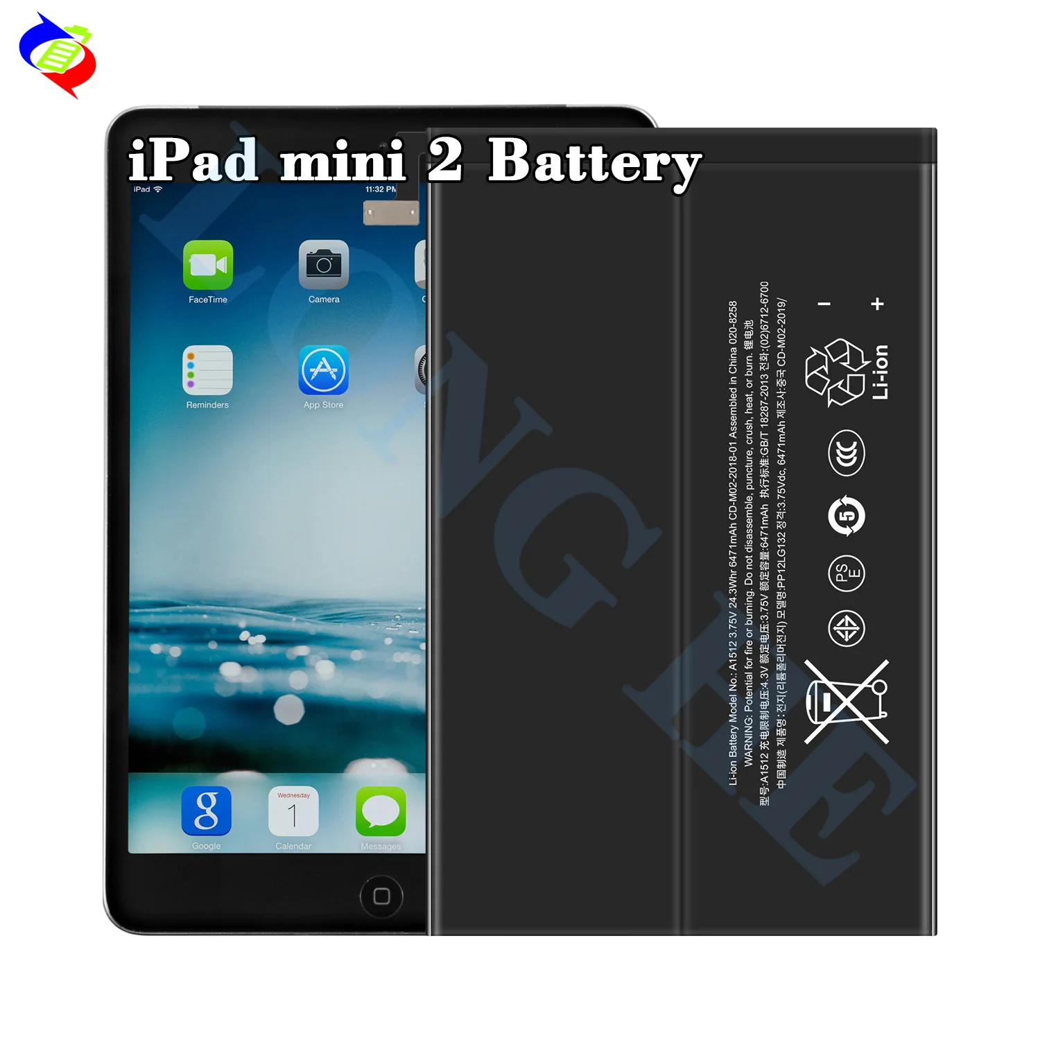 Battery for Apple Ipad Mini 2 - 6471mah Double IC Protection