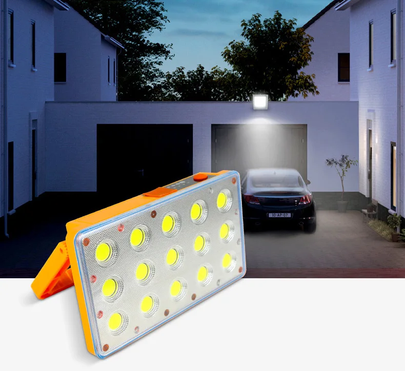 Wendadeco USB Rechargeable Portable Led Solar Camping Lamp Solar Emergency Flood Light 150w Solar Rechargeable Flood Lights