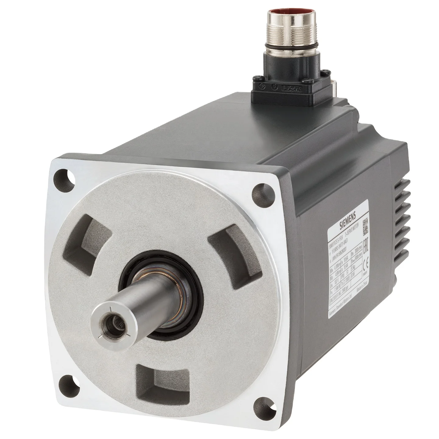 SIEMENS Motor SIMOTICS S-1FL6 Operating Voltage 230V 3AC PN=2 kW 1FL6054-2AF21-2AA1