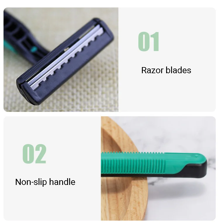 Hot Sales Disposable Twin Blade Razors Straight Shaving Blades Safety