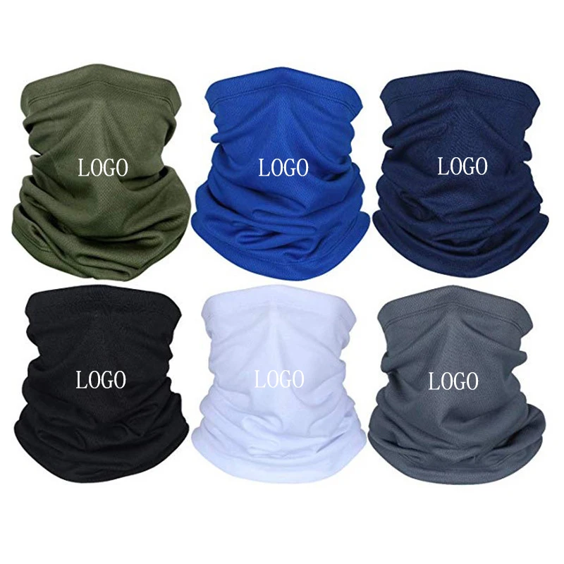 Custom Design Logo Cooling Tube Neck Gaitor Scarf Cycling Sports Bandana Motorcycle Bandana