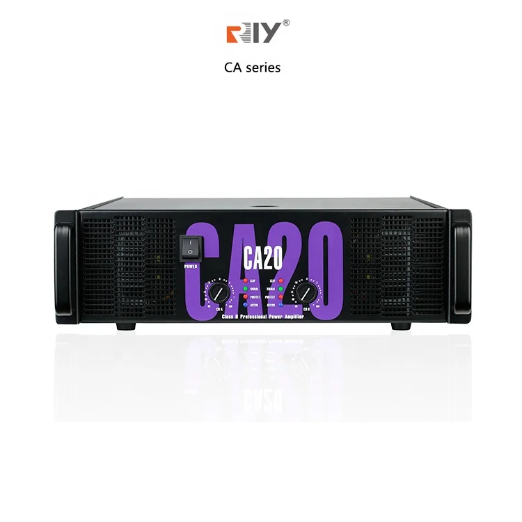 High Power Class H 3U Professional Amplifier for Audio Sound Systems CA Series