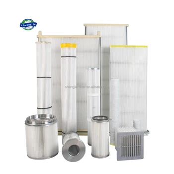 Industrial Polyester Pleated Washable Air Filter Element Dust Collector Filter