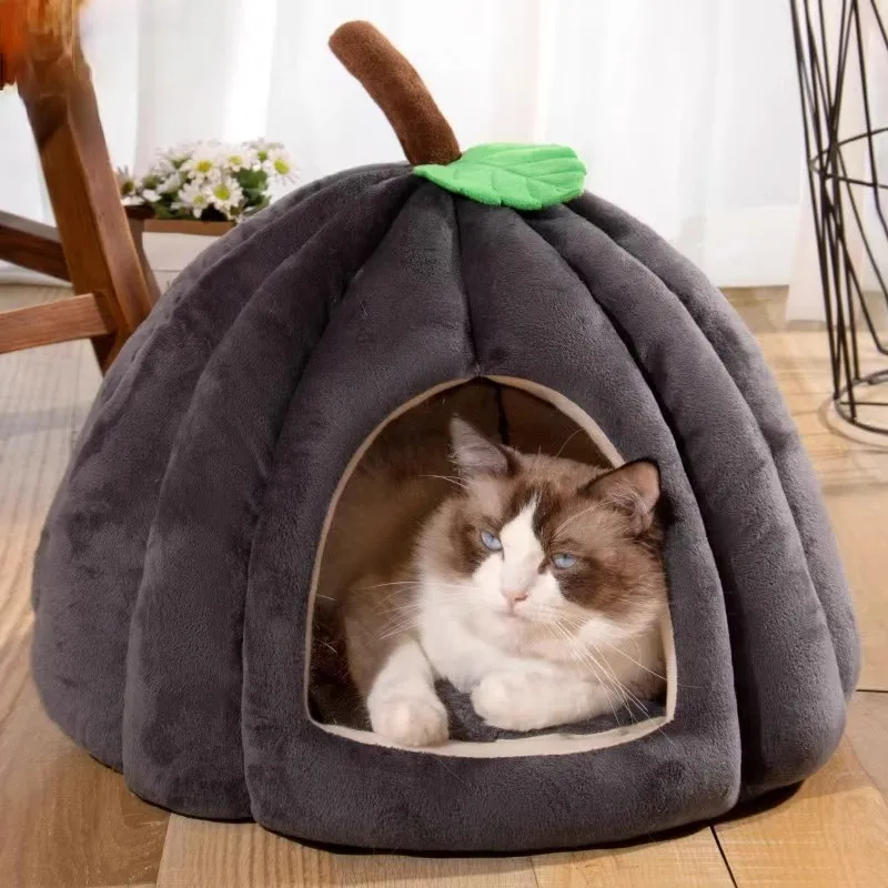 Pumpkin Cat Bed, Pumpkin Cat House, Cute Pumpkin