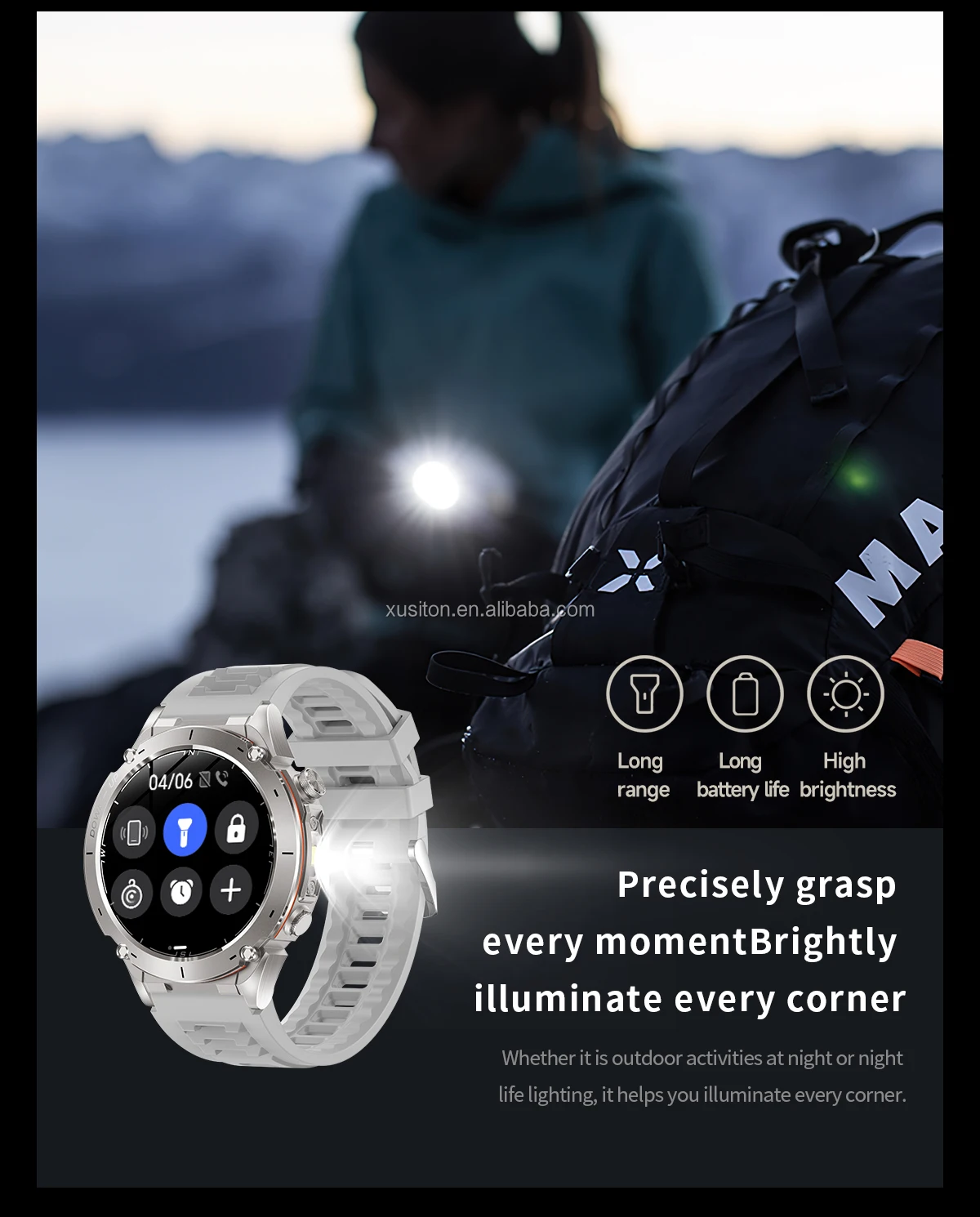 Y101 Sport Watch AMOLED Heart Rate IP68 Swim Password Music Control  BT Call Intelligentes Voice Assistant GPS Smart Watch