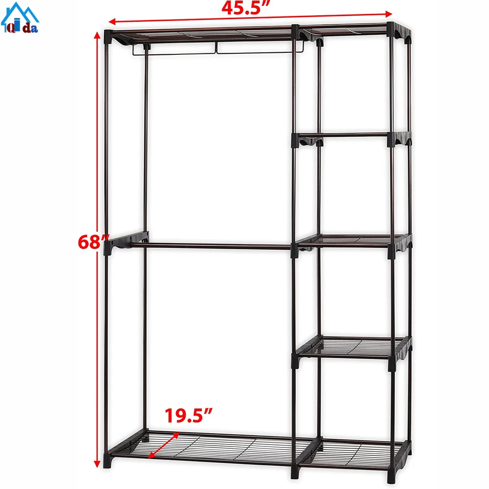 Factory Best Selling PP DIY Wardrobe Portable Cheap Student Cabinet Clothes Quilt Storage Cabinet