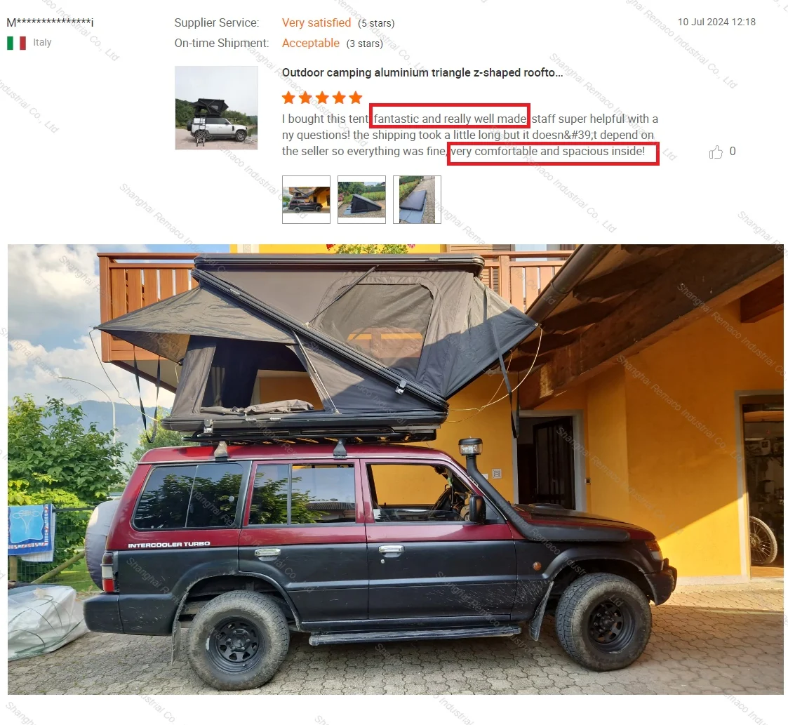 Remaco Best Hard Shell Double Rooftop Tents RTT Low Budget Biggest Camper Roof Top Tent
