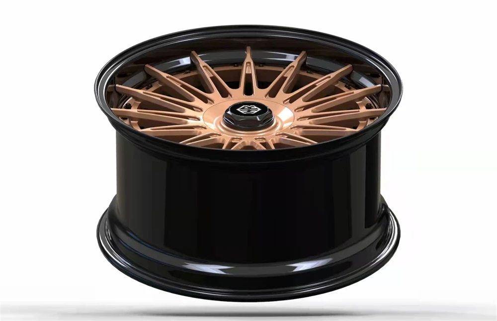 Customized Forged Aluminium Alloy Five Spoke Design with 15mm ET 18 Inch 5*120mm PCD Passenger Cars Wheel  Rims for BMW