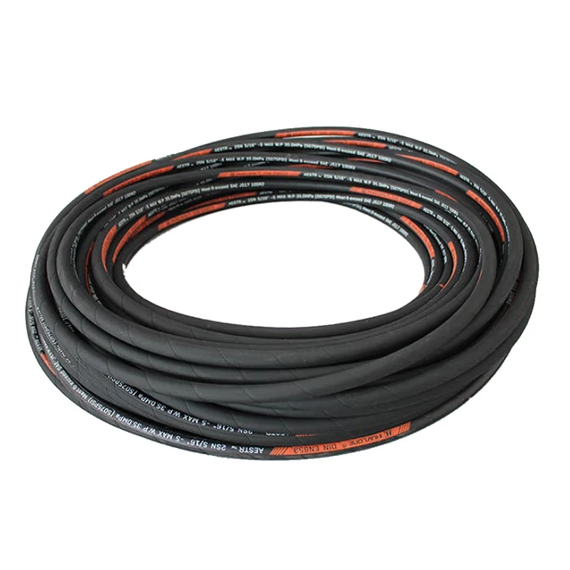 Fuels Oil High Pressure Steel Wire Braided Rubber Hose
