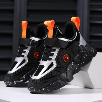 2021 boys sports children shoes footwear shoes for kids 7 years old teen import children school shoes black zapatos para ninos