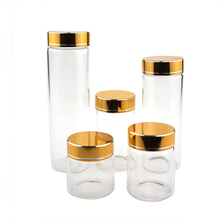 Glass Test Tube with Aluminum Screw Cap